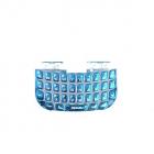 Refreshing Electroplated Replacement Keyboard for Blackberry 8520-12